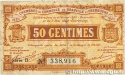 50 Centimes Fauté FRANCE régionalisme et divers Granville et Cherbourg 1920 JP.061.01 TB