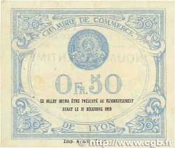 50 Centimes FRANCE regionalismo e varie Lyon 1919 JP.077.18 BB