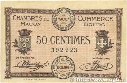 50 Centimes FRANCE Regionalismus und verschiedenen Macon, Bourg 1915 JP.078.01 S