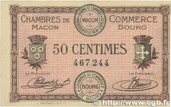 50 Centimes FRANCE Regionalismus und verschiedenen Macon, Bourg 1915 JP.078.01