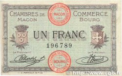1 Franc FRANCE regionalism and miscellaneous Macon, Bourg 1915 JP.078.03 VF