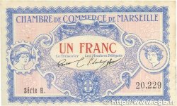 1 Franc FRANCE Regionalismus und verschiedenen Marseille 1917 JP.079.64 SS
