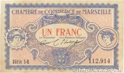 1 Franc FRANCE regionalism and miscellaneous Marseille 1917 JP.079.70 VF