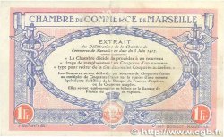 1 Franc FRANCE Regionalismus und verschiedenen Marseille 1917 JP.079.70 SS