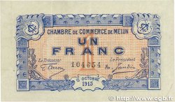 1 Franc FRANCE regionalism and miscellaneous Melun 1915 JP.080.03 VF
