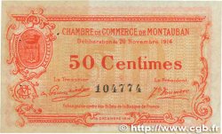 50 Centimes FRANCE régionalisme et divers Montauban 1914 JP.083.01 pr.SUP