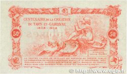 50 Centimes FRANCE Regionalismus und verschiedenen Montauban 1917 JP.083.13 fST