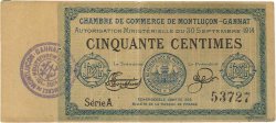 50 Centimes FRANCE regionalismo y varios Montluçon, Gannat 1914 JP.084.07 BC