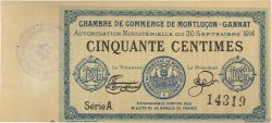 50 Centimes FRANCE regionalismo y varios  1914 JP.084.07var. MBC