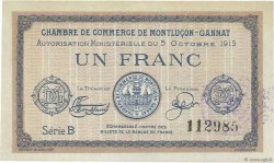 1 Franc FRANCE régionalisme et divers  1915 JP.084.15var. SUP+