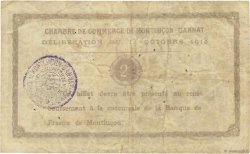 2 Francs FRANCE regionalismo y varios Montluçon, Gannat 1918 JP.084.44 BC