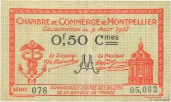 50 Centimes FRANCE regionalism and various  1915 JP.085.06var. F