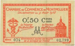 50 Centimes FRANCE regionalismo y varios  1915 JP.085.06var. EBC