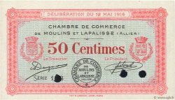 50 Centimes Spécimen FRANCE Regionalismus und verschiedenen Moulins et Lapalisse 1916 JP.086.02