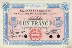 1 Franc Spécimen FRANCE regionalism and miscellaneous Moulins et Lapalisse 1916 JP.086.06
