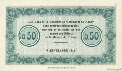 50 Centimes FRANCE regionalismo y varios Nancy 1915 JP.087.01 SC+