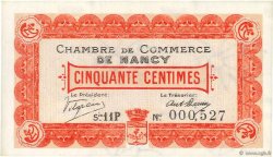 50 Centimes FRANCE régionalisme et divers Nancy 1918 JP.087.20 pr.NEUF