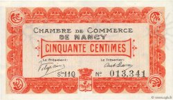 50 Centimes FRANCE Regionalismus und verschiedenen Nancy 1918 JP.087.20 ST