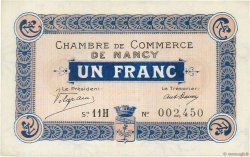 1 Franc FRANCE régionalisme et divers Nancy 1918 JP.087.21 pr.NEUF