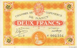 2 Francs FRANCE Regionalismus und verschiedenen Nancy 1918 JP.087.25 fST