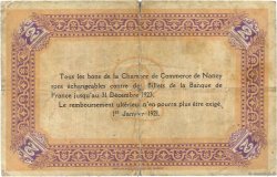 2 Francs FRANCE regionalismo y varios Nancy 1921 JP.087.52 RC