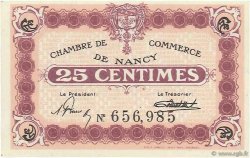 25 Centimes FRANCE regionalismo y varios Nancy 1918 JP.087.62 FDC