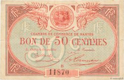 50 Centimes FRANCE Regionalismus und verschiedenen Nantes 1918 JP.088.03