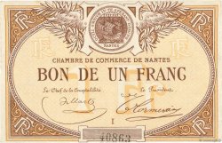 1 Franc FRANCE Regionalismus und verschiedenen Nantes 1918 JP.088.05