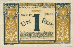 1 Franc FRANCE régionalisme et divers Nice 1917 JP.091.05 TTB