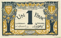 1 Franc FRANCE regionalismo e varie Nice 1917 JP.091.05 SPL