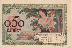 50 Centimes FRANCE Regionalismus und verschiedenen Nice 1920 JP.091.09 VZ