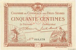 50 Centimes FRANCE Regionalismus und verschiedenen Niort 1915 JP.093.01