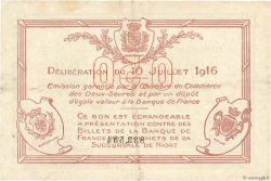 50 Centimes FRANCE regionalism and miscellaneous Niort 1916 JP.093.06 F