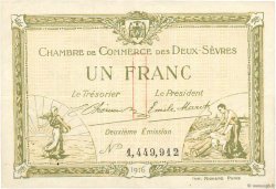 1 Franc FRANCE regionalismo y varios Niort 1916 JP.093.08