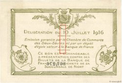 1 Franc FRANCE Regionalismus und verschiedenen Niort 1916 JP.093.08 VZ+