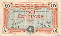 50 Centimes FRANCE regionalismo y varios Niort 1920 JP.093.10