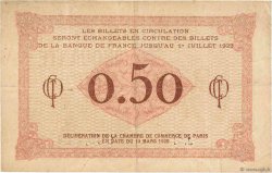 50 Centimes FRANCE regionalismo e varie Paris 1920 JP.097.10 MB
