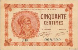 50 Centimes  FRANCE Regionalismus und verschiedenen Paris 1920 JP.097.10