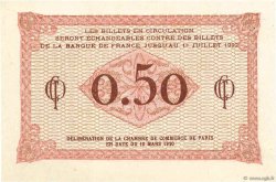 50 Centimes FRANCE regionalismo e varie Paris 1920 JP.097.10 AU
