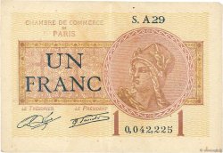1 Franc FRANCE regionalismo e varie Paris 1920 JP.097.23