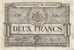 2 Francs FRANCE regionalismo y varios Péronne 1920 JP.099.03