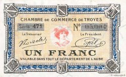1 Franc FRANCE régionalisme et divers Troyes 1918 JP.124.14 pr.NEUF