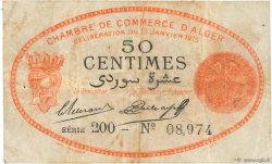 50 Centimes FRANCE regionalismo y varios Alger 1915 JP.137.05 BC+