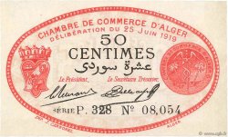 50 Centimes FRANCE regionalismo y varios Alger 1919 JP.137.11 SC