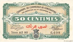 50 Centimes FRANCE regionalismo e varie Constantine 1917 JP.140.13 SPL+