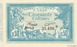 50 Centimes FRANCE regionalism and various Oran 1915 JP.141.01 UNC-