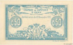 50 Centimes FRANCE Regionalismus und verschiedenen Oran 1915 JP.141.04 fST+
