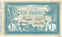 1 Franc FRANCE regionalism and various Oran 1915 JP.141.08