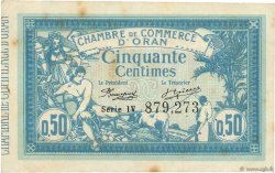 50 Centimes FRANCE Regionalismus und verschiedenen Oran 1915 JP.141.19 SS