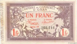 1 Franc FRANCE regionalism and various Oran 1920 JP.141.23